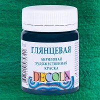 Акрил глянцевый Декола 50мл Изумрудная.