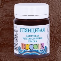 Акрил глянцевый Декола 50мл Коричневая.