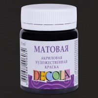 Акрил матовый Декола 50мл Черная.