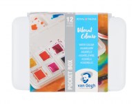 Акварель художественная Van Gogh Vibrant Colours 12 кюветы пенал.