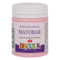 Акрил матовый Декола 50мл Светло-розовая.