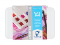 Акварель художественная Van Gogh Pinks Violets 12 кюветы пенал.