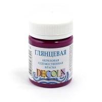 Акрил глянцевый Декола 50мл Розовая темная.