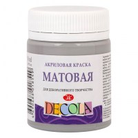 Акрил матовый Декола 50мл Серая.